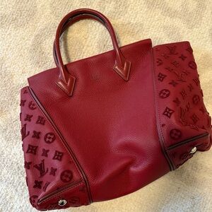Louis Vuitton Red Tote Bag